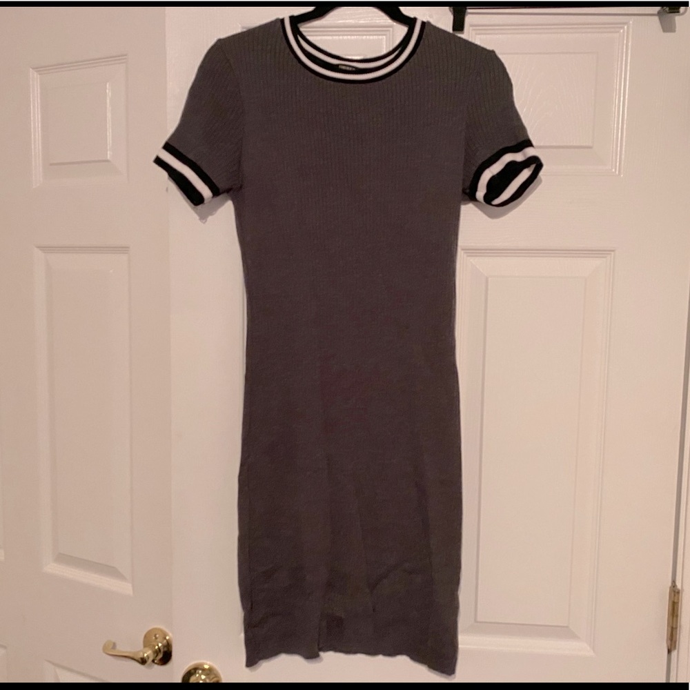 Gray Jersey Dress